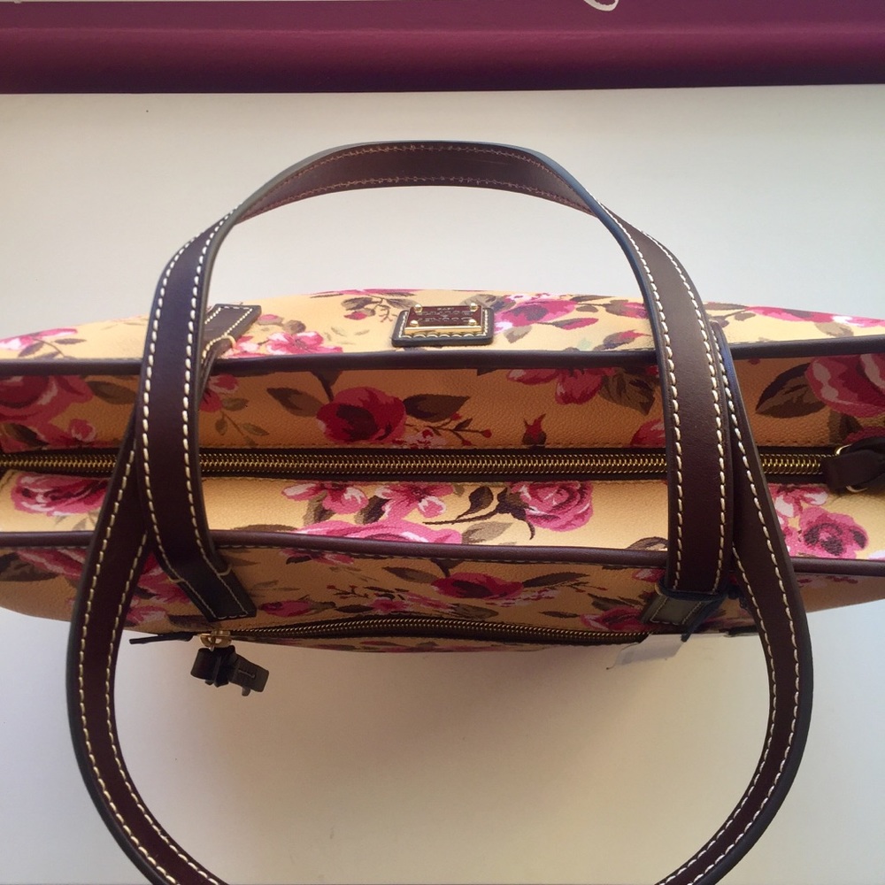 NWT Dooney & Bourke Rose Cabbage Shopper - Picture 5 of 7